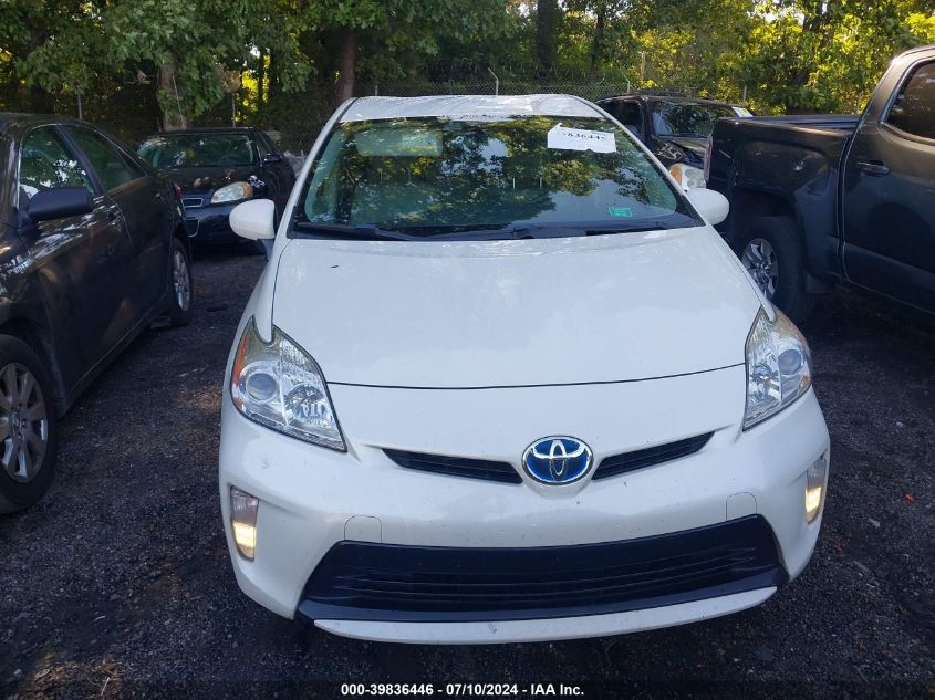 2015 Toyota Prius Two VIN: JTDKN3DU6F1940640 Lot: 39836446