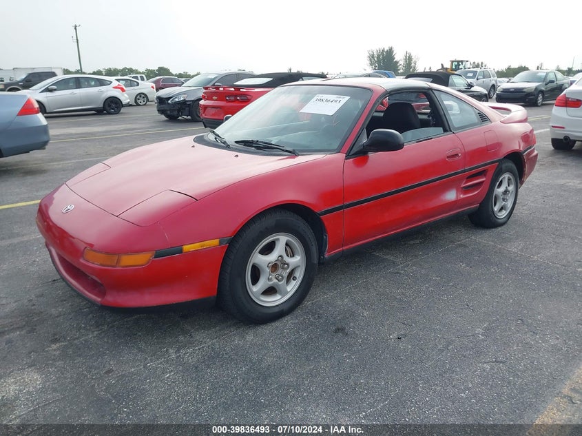1991 Toyota Mr2 Sport Roof VIN: JT2SW21N7M0009967 Lot: 39836493
