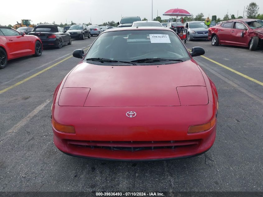 1991 Toyota Mr2 Sport Roof VIN: JT2SW21N7M0009967 Lot: 39836493