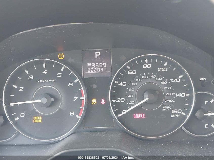 2012 Subaru Outback 3.6R Limited VIN: 4S4BRDLC8C2275759 Lot: 39836502