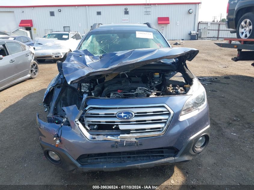 2017 Subaru Outback 2.5I Premium VIN: 4S4BSAHC4H3337140 Lot: 39836524