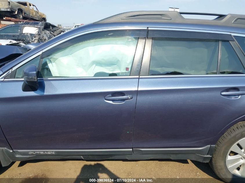 2017 Subaru Outback 2.5I Premium VIN: 4S4BSAHC4H3337140 Lot: 39836524