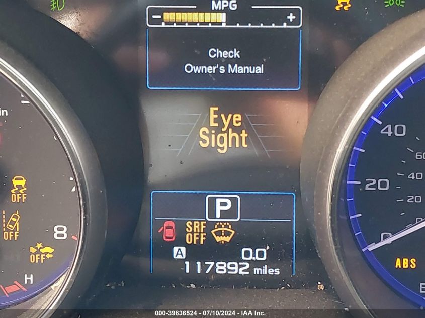 2017 Subaru Outback 2.5I Premium VIN: 4S4BSAHC4H3337140 Lot: 39836524