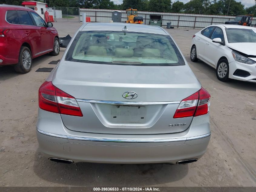 2012 Hyundai Genesis 3.8 VIN: KMHGC4DD6CU176957 Lot: 39836533