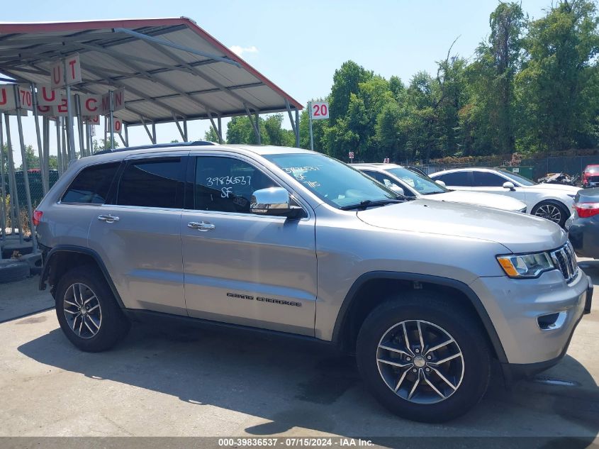 2017 Jeep Grand Cherokee Limited 4X4 VIN: 1C4RJFBG4HC841525 Lot: 39836537