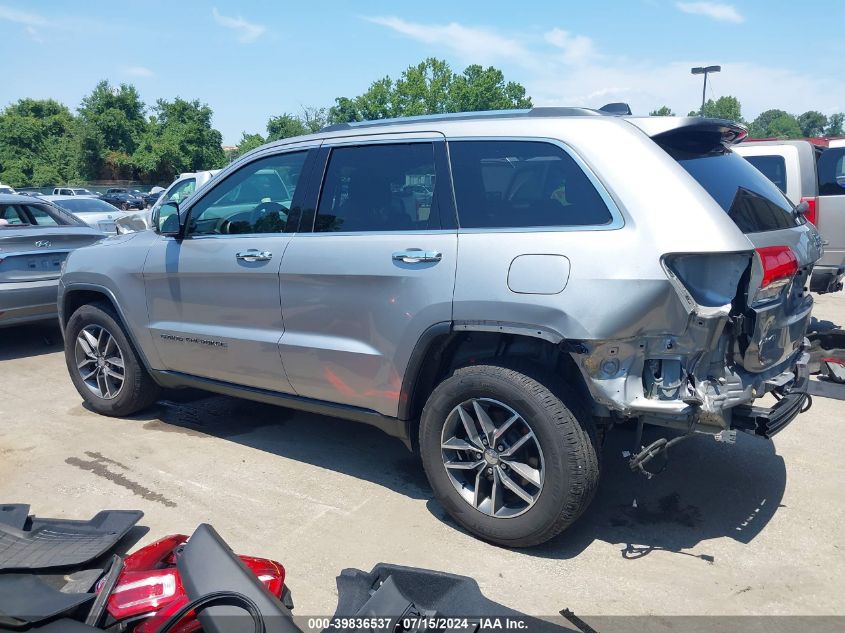 2017 Jeep Grand Cherokee Limited 4X4 VIN: 1C4RJFBG4HC841525 Lot: 39836537