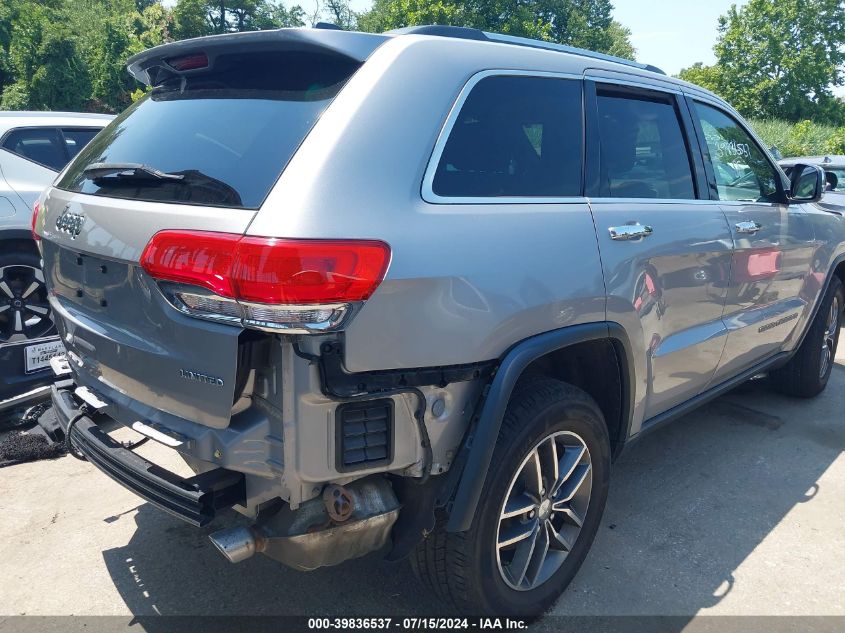 2017 Jeep Grand Cherokee Limited 4X4 VIN: 1C4RJFBG4HC841525 Lot: 39836537