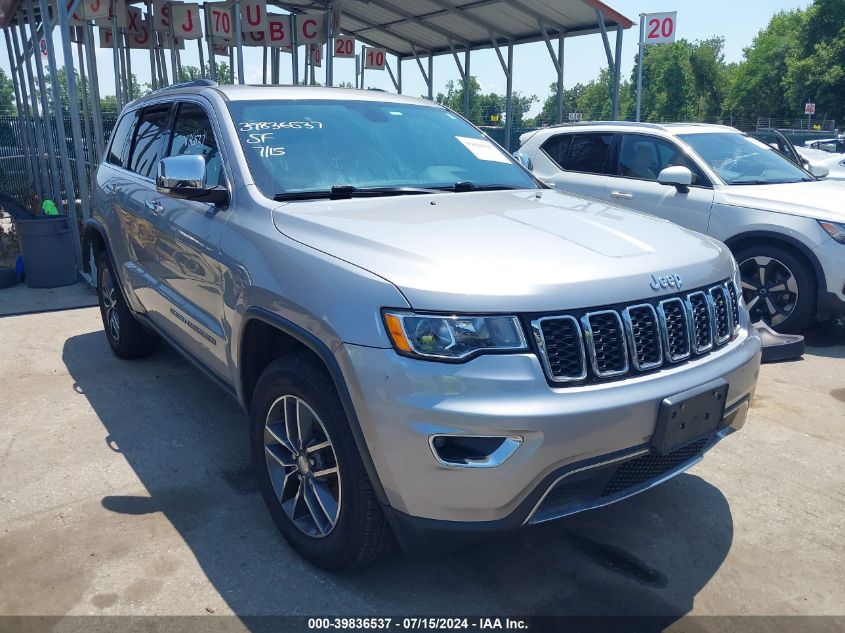 2017 Jeep Grand Cherokee Limited 4X4 VIN: 1C4RJFBG4HC841525 Lot: 39836537