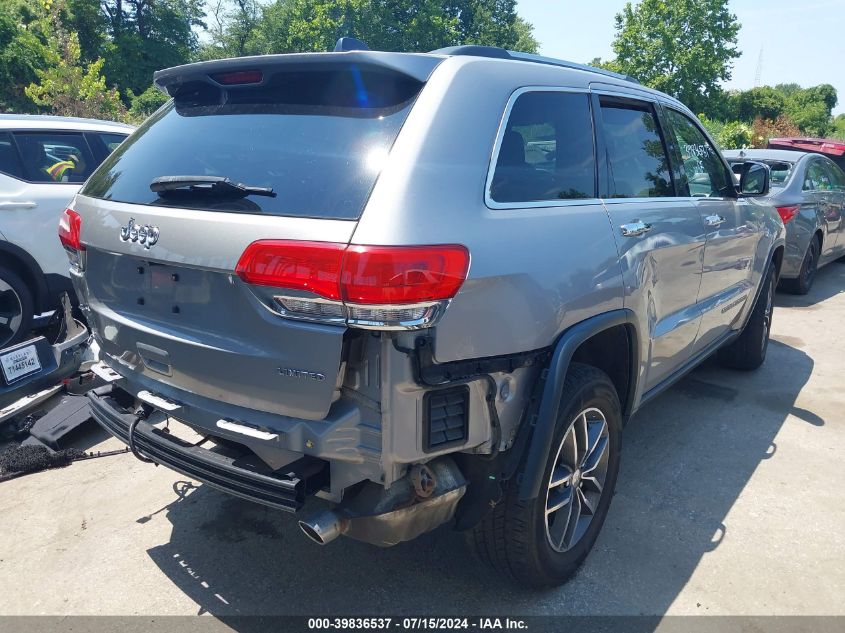 2017 Jeep Grand Cherokee Limited 4X4 VIN: 1C4RJFBG4HC841525 Lot: 39836537