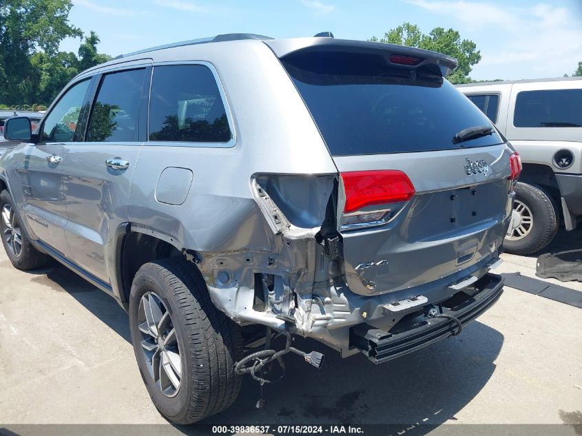 2017 Jeep Grand Cherokee Limited 4X4 VIN: 1C4RJFBG4HC841525 Lot: 39836537