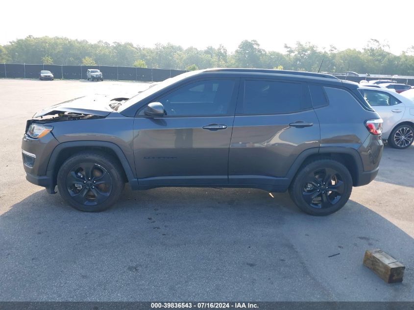 2021 Jeep Compass Altitude Fwd VIN: 3C4NJCBBXMT505247 Lot: 39836543