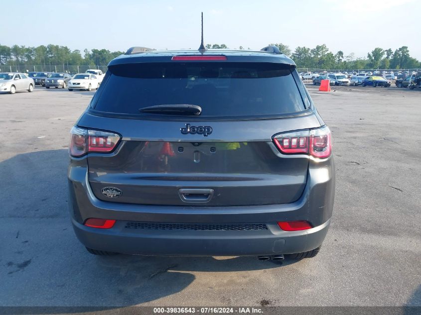 2021 Jeep Compass Altitude Fwd VIN: 3C4NJCBBXMT505247 Lot: 39836543