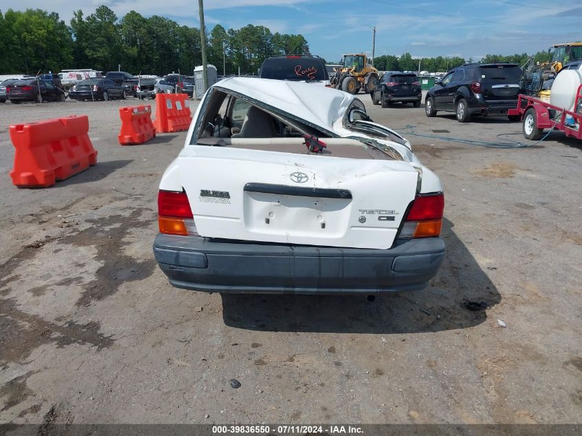 1997 Toyota Tercel Ce VIN: JT2AC52L6V0219531 Lot: 39836550