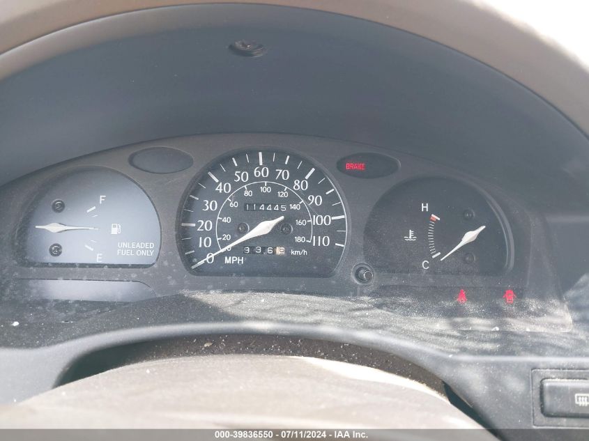 1997 Toyota Tercel Ce VIN: JT2AC52L6V0219531 Lot: 39836550