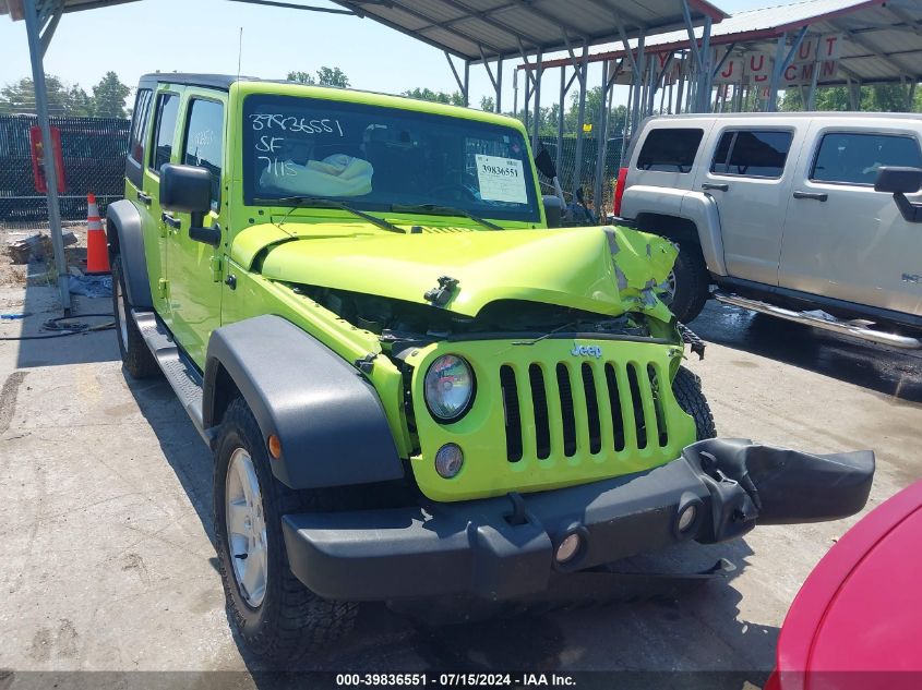 2017 Jeep Wrangler Unlimited Sport 4X4 VIN: 1C4BJWDGXHL539199 Lot: 39836551