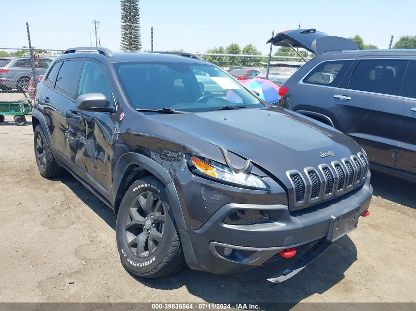 2017 Jeep Cherokee Trailhawk 4X4 VIN: 1C4PJMBS9HW647975 Lot: 39836564