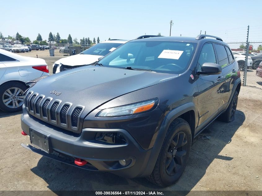 2017 Jeep Cherokee Trailhawk 4X4 VIN: 1C4PJMBS9HW647975 Lot: 39836564