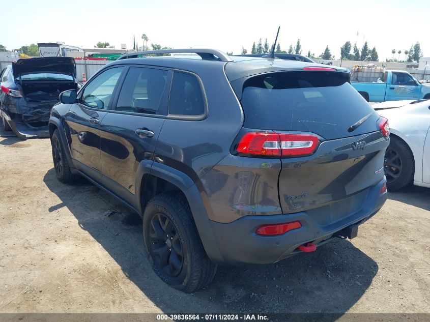 2017 Jeep Cherokee Trailhawk 4X4 VIN: 1C4PJMBS9HW647975 Lot: 39836564