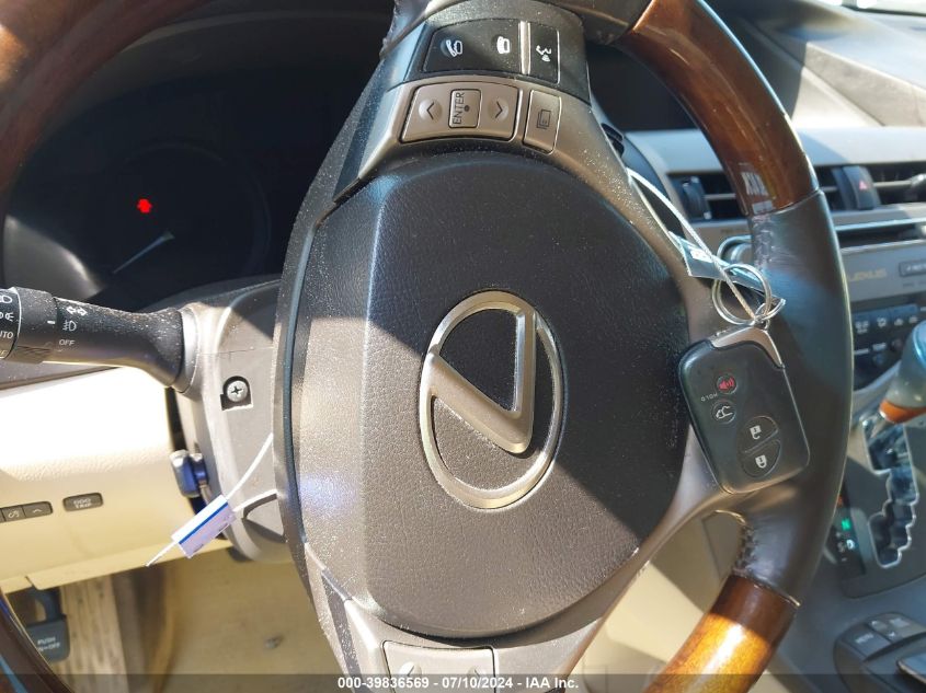 2013 Lexus Rx 450 VIN: JTJZB1BAXD2412110 Lot: 39836569