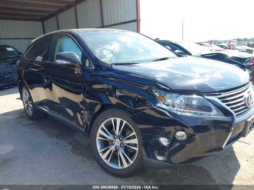 2013 Lexus Rx 450 VIN: JTJZB1BAXD2412110 Lot: 39836569