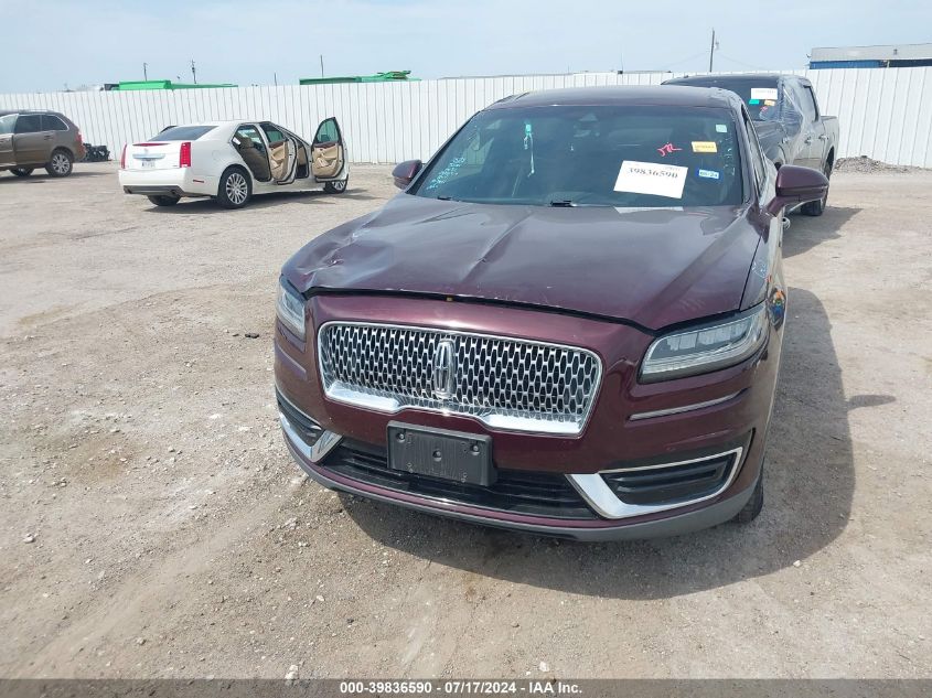 2019 Lincoln Nautilus Standard VIN: 2LMPJ6J99KBL48439 Lot: 39836590