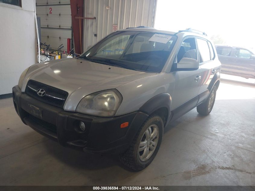 2007 Hyundai Tucson Limited/Se VIN: KM8JN72DX7U532370 Lot: 39836594