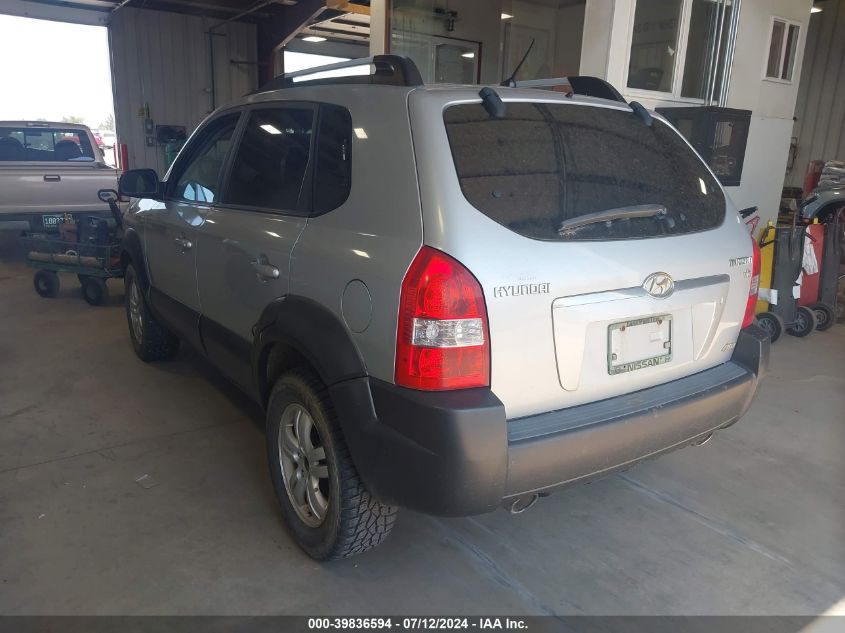 2007 Hyundai Tucson Limited/Se VIN: KM8JN72DX7U532370 Lot: 39836594