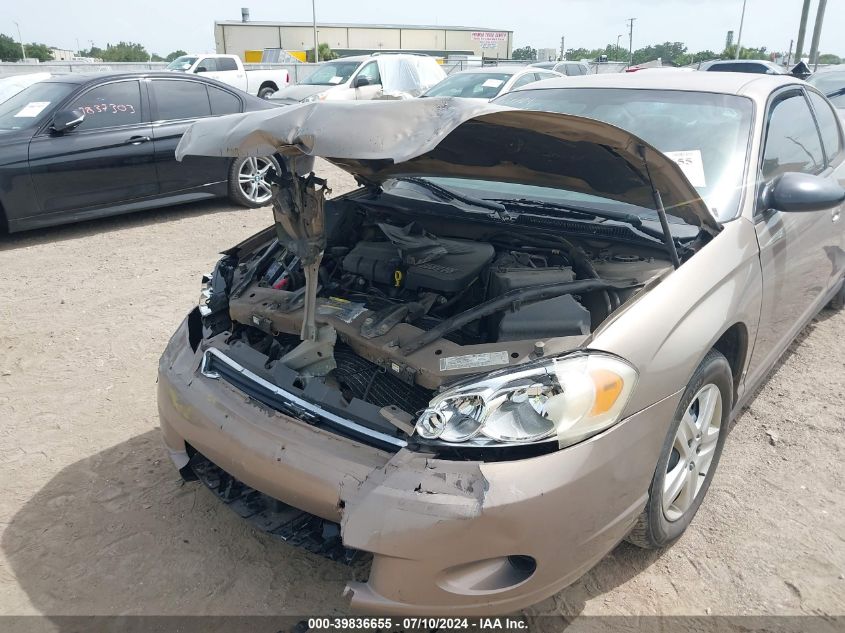 2006 Chevrolet Monte Carlo Ls VIN: 2G1WJ15K269240391 Lot: 39836655