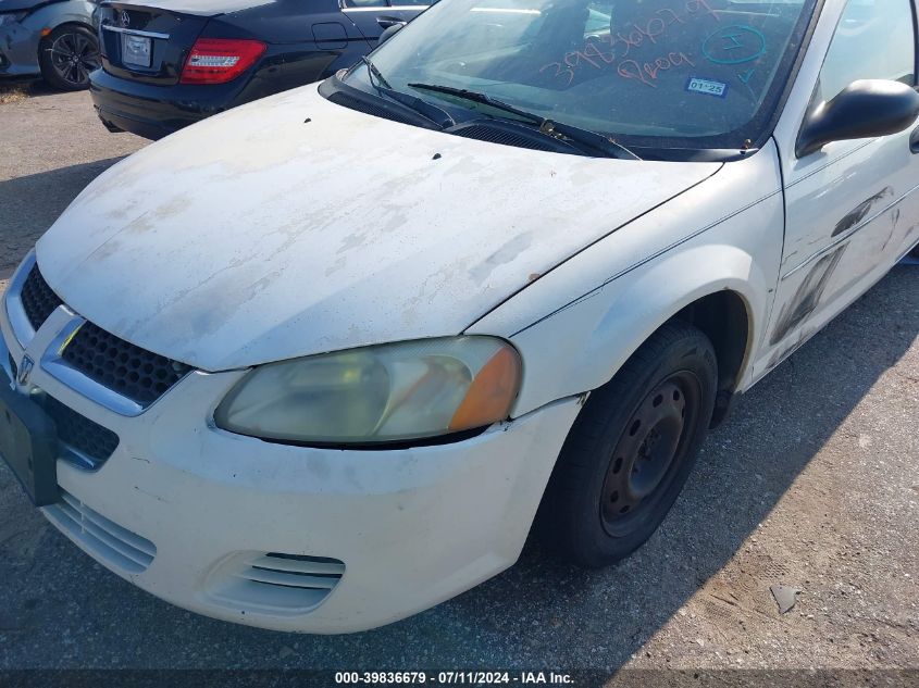 2004 Dodge Stratus Se VIN: 1B3EL36X64N145038 Lot: 39836679