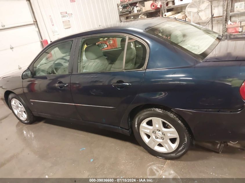 2006 Chevrolet Malibu Lt VIN: 1G1ZT51886F301596 Lot: 39836680