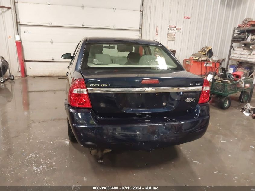 2006 Chevrolet Malibu Lt VIN: 1G1ZT51886F301596 Lot: 39836680