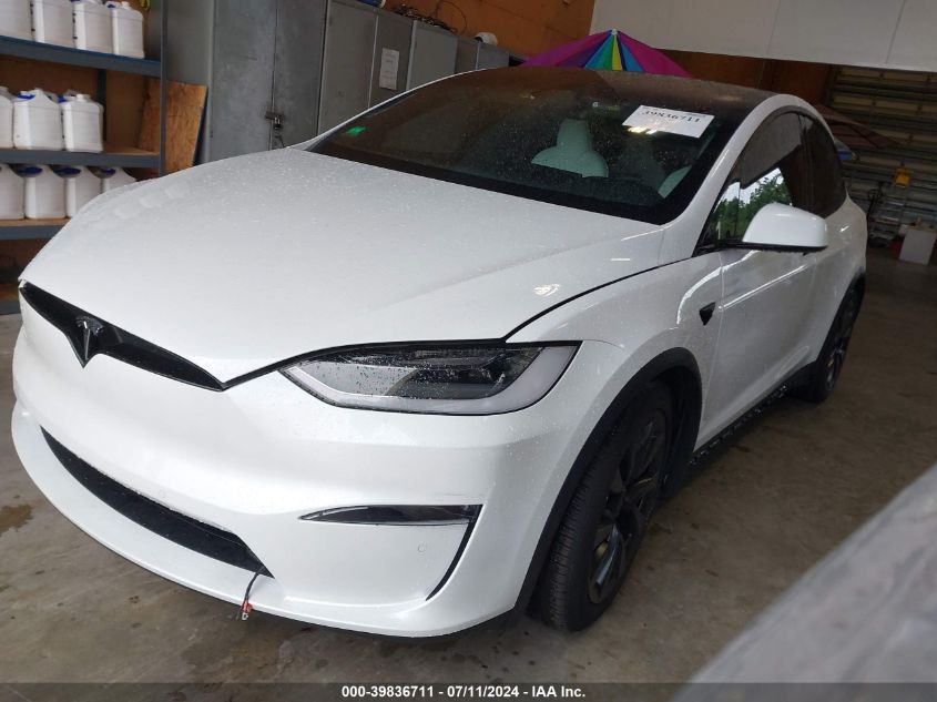 7SAXCBE69NF354450 2022 TESLA MODEL X - Image 2