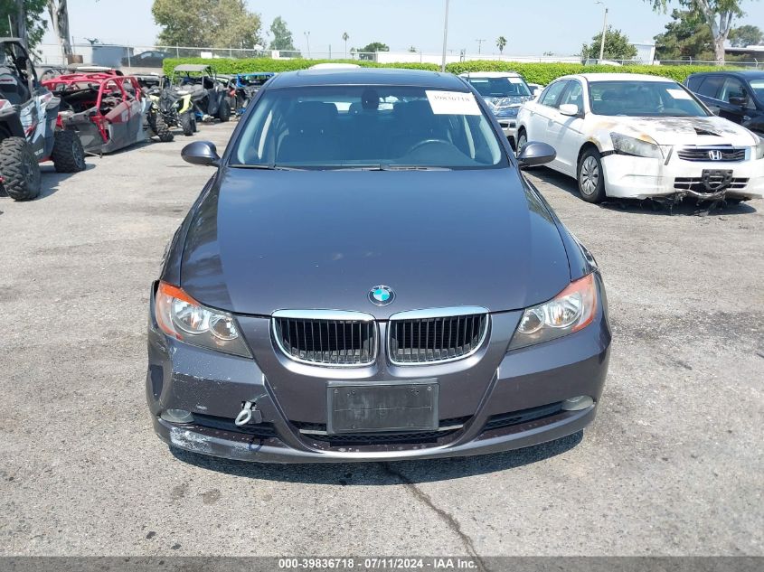 2007 BMW 328I VIN: WBAVA37537NL13138 Lot: 39836718