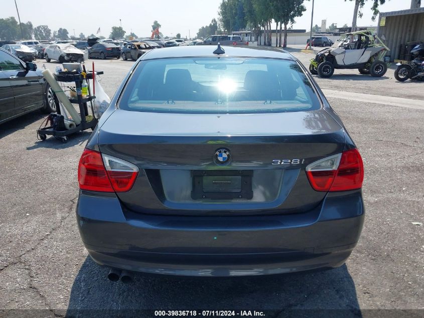 2007 BMW 328I VIN: WBAVA37537NL13138 Lot: 39836718