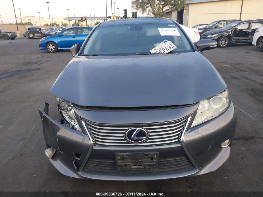 2013 Lexus Es 300H VIN: JTHBW1GG8D2029125 Lot: 39836726