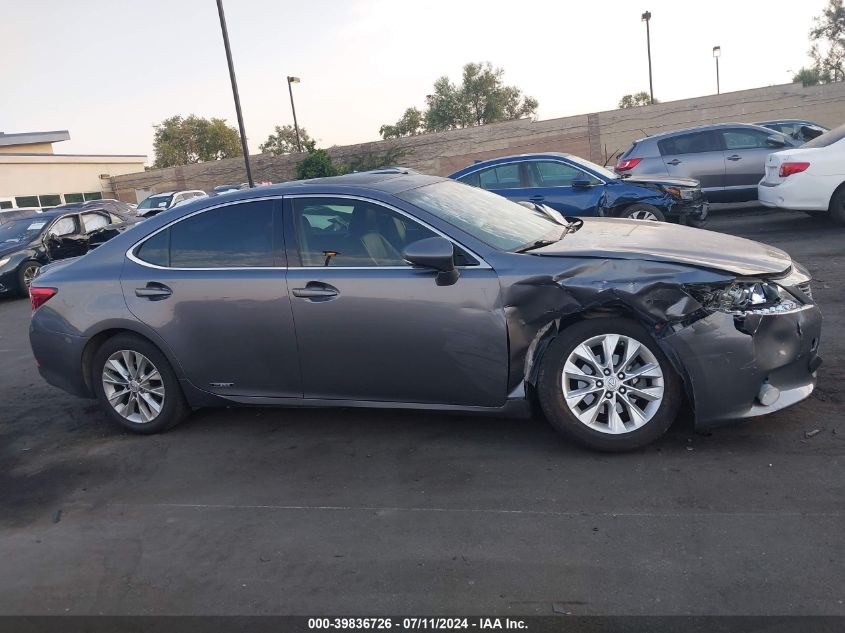 2013 Lexus Es 300H VIN: JTHBW1GG8D2029125 Lot: 39836726