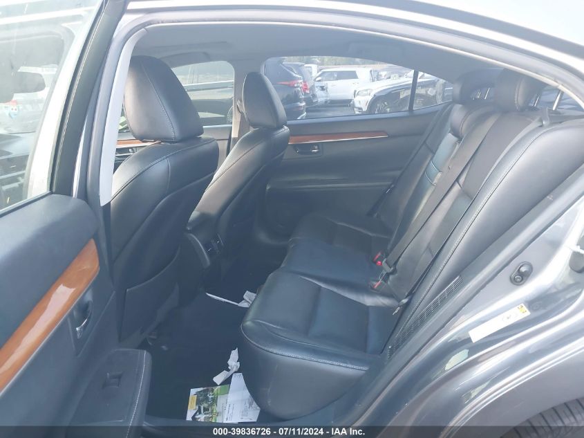 2013 Lexus Es 300H VIN: JTHBW1GG8D2029125 Lot: 39836726