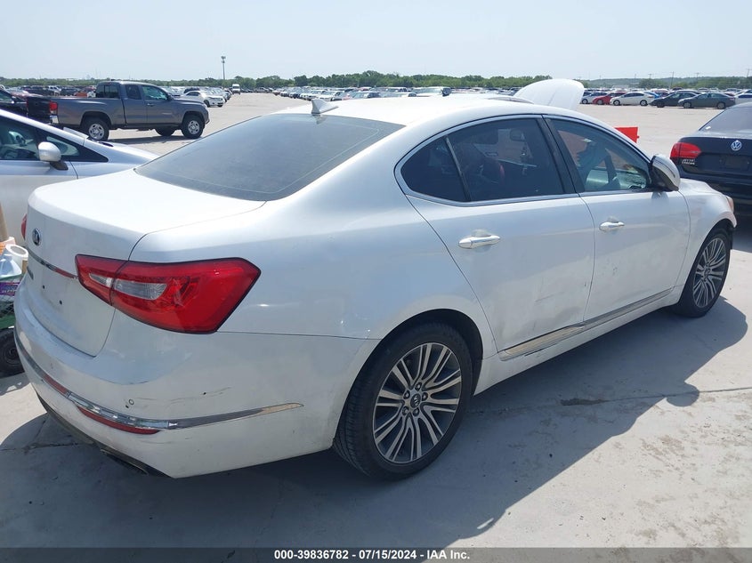 2014 Kia Cadenza Premium VIN: KNALN4D70E5145835 Lot: 39836782