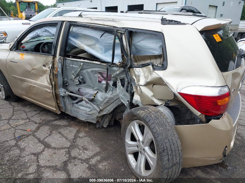 2008 Toyota Highlander Limited VIN: JTEES42A982096199 Lot: 39836806