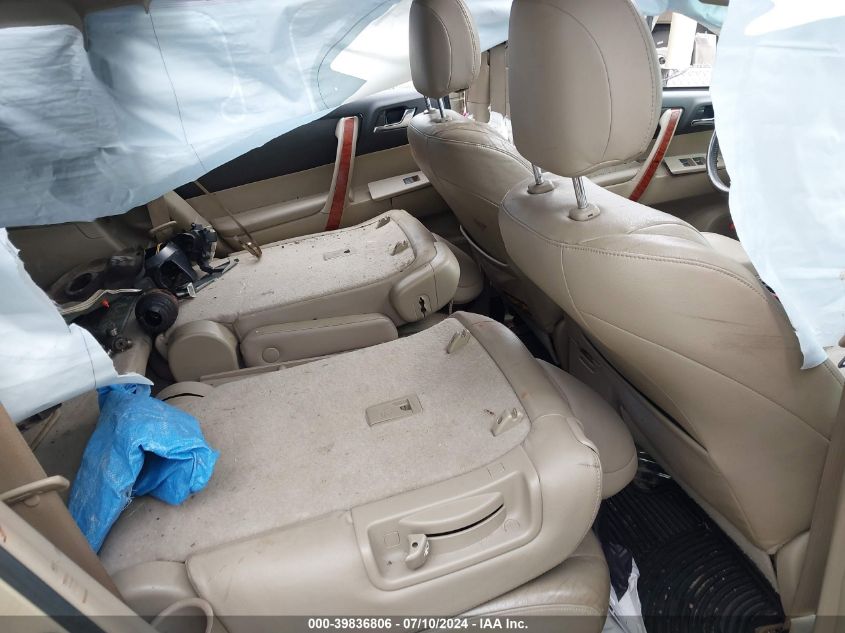 2008 Toyota Highlander Limited VIN: JTEES42A982096199 Lot: 39836806