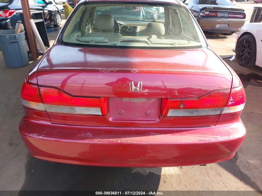 2001 Honda Accord Ex VIN: 1HGCG165X1A071642 Lot: 39836811