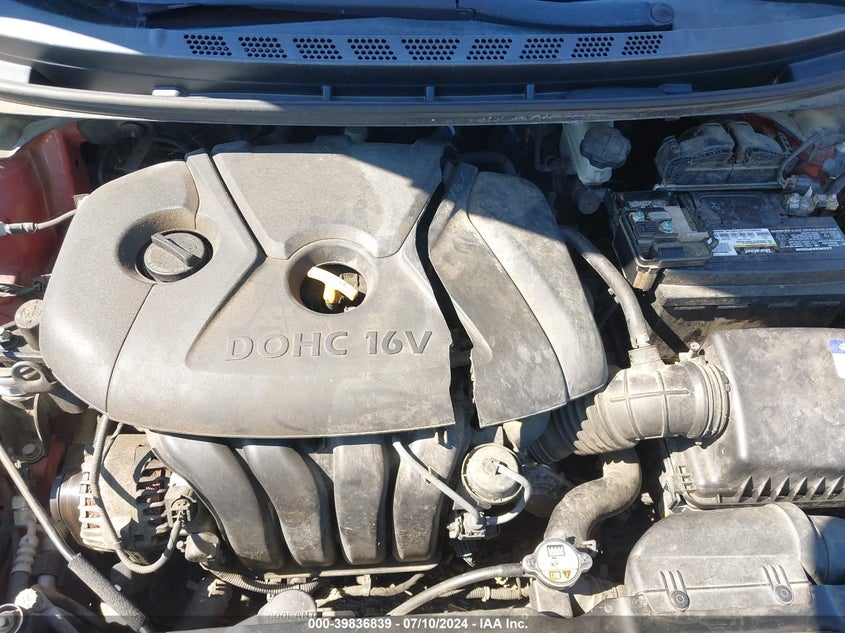 2012 Hyundai Elantra Gls (Ulsan Plant) VIN: KMHDH4AE7CU374691 Lot: 39836839