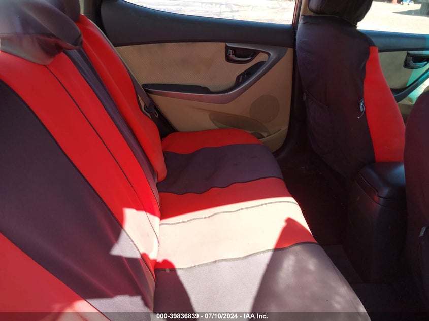 2012 Hyundai Elantra Gls (Ulsan Plant) VIN: KMHDH4AE7CU374691 Lot: 39836839