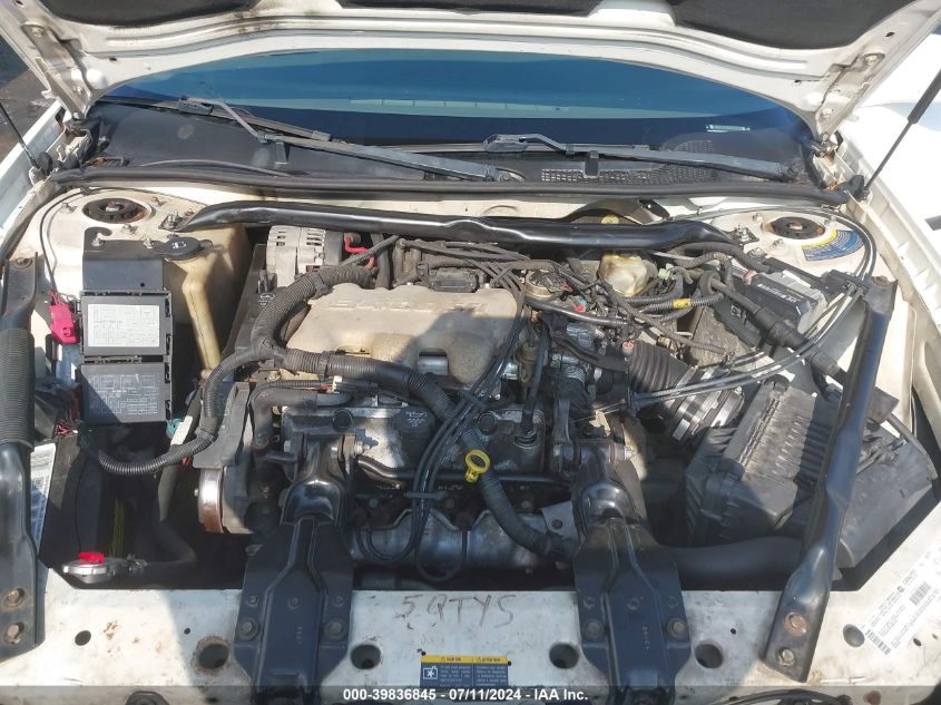 2002 Chevrolet Impala VIN: 2G1WF55E229365260 Lot: 39836845