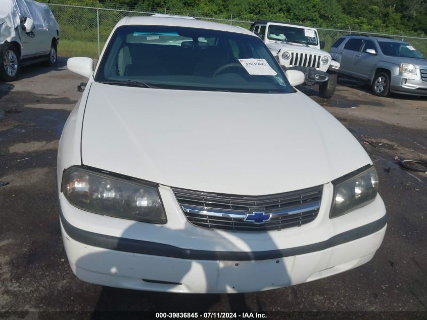 2002 Chevrolet Impala VIN: 2G1WF55E229365260 Lot: 39836845