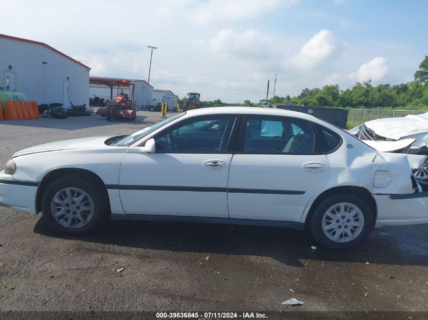 2002 Chevrolet Impala VIN: 2G1WF55E229365260 Lot: 39836845