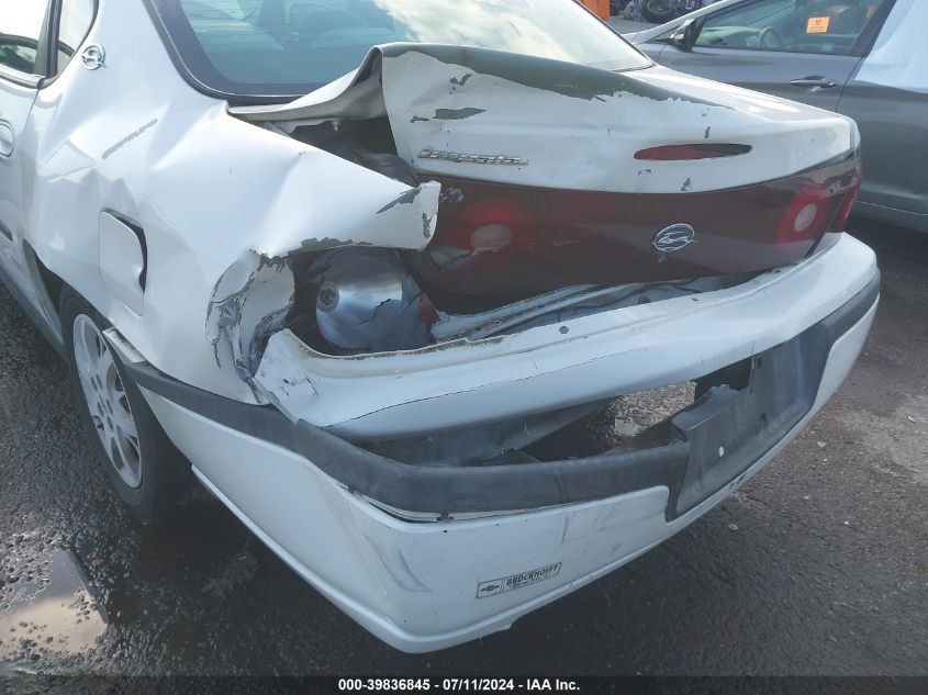 2002 Chevrolet Impala VIN: 2G1WF55E229365260 Lot: 39836845