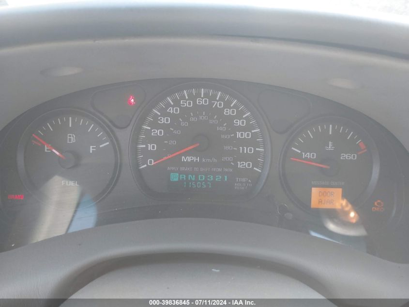 2002 Chevrolet Impala VIN: 2G1WF55E229365260 Lot: 39836845