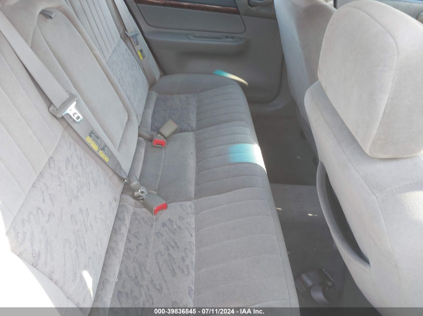 2002 Chevrolet Impala VIN: 2G1WF55E229365260 Lot: 39836845