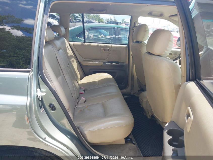 2007 Toyota Highlander VIN: JTEGD21A070161816 Lot: 39836859